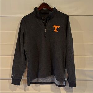 University of Tennesse Antigua Dark Gray Sweatshirt Pullover 3/4 Zip